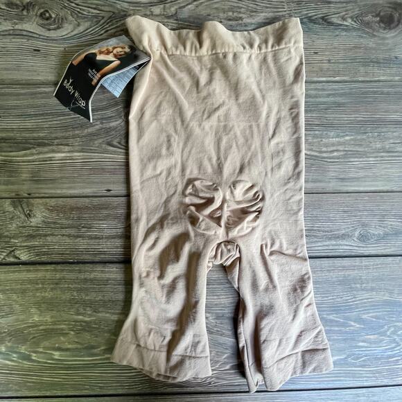 BODY WRAP Tan Beige Long Line Shaper Minimizer Slimming SZ 4X C101585 - Picture 2 of 11